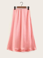 High Low Flared Skirt