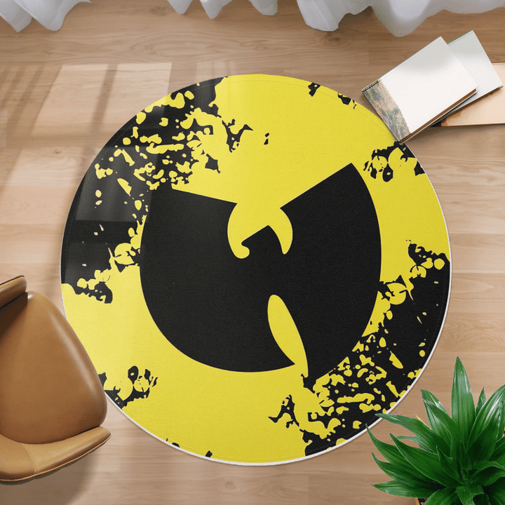 Wu-tang Clan Shock Logo Round Carpet