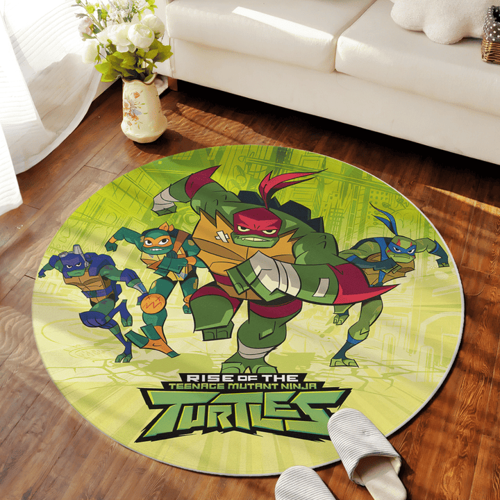 Teenage Mutant Ninja Turtles Poster Round Carpet