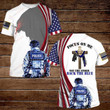 Veteran Shirt, Police Shirt, U.S. Police Officer Focus On Me Not The Storm All Over Printed Shirt