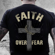 Veteran Shirt, Christian Cross, Faith Over Fear T-Shirt KM0507 - ATMTEE
