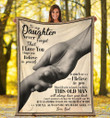To My Daughter Never Forget That I Love You I Hope You Believe In Yourself, Gift For Daughter  Fleece Blanket - ATMTEE