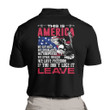 Veteran Polo Shirt, This Is America We Eat Meat Drink Beer Father's Day Gift For Dad Polo Shirt