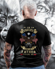 Father Day Shirt, Veteran Dad Shirt, I Am A Veteran Like My Father Before Me Eagle American Flag T-Shirt