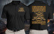Veteran Polo Shirt, Father's Day Shirt, Freedom Is Never More Than One Generation Away Polo Shirt