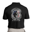 Veteran Polo Shirt, Father's Day Shirt, Stay Low Go Fast Kill 1st Die Last 1 Shot 1 Kill No Luck All Skill Polo Shirt