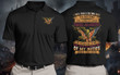 Veteran Polo Shirt, I Once Took A Solemn Oath To Defend The Constitution Eagle American Flag Polo Shirt