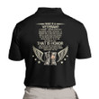 Veteran Polo Shirt, Father Day Gift For Dad, What Is A Veteran That Is Honor Polo Shirt