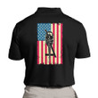 Veteran Polo Shirt, UH 1 Huey USA Flag Polo Shirt, Father's Day Gift For Dad