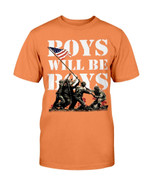 Veterans Shirt Boys Will Be Boys T-Shirt - ATMTEE