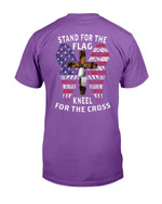 Stand For The Flag Kneel For The Cross T-Shirt - ATMTEE