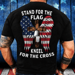 Stand For The Flag Kneel For The Cross T-Shirt - ATMTEE