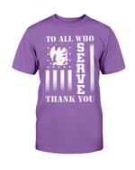 Veterans Shirt To All Who Serve Thank You T-Shirt - ATMTEE