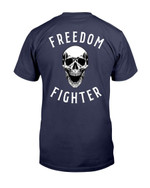 Veterans Shirt Freedom Fighter Skull, Gift For Military T-Shirt - ATMTEE