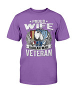 Proud Wife Of A Korean War Veteran Military Family Gift T-Shirt - ATMTEE