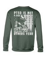 PTSD Is Not A Sign Weakness Crewneck Sweatshirt - ATMTEE