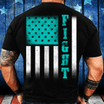 PTSD Fight PTSD American Flag T-Shirt - ATMTEE