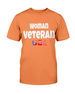 Woman Veteran USA, Gift For Female Veteran T-Shirt - ATMTEE