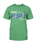 Proud Navy Sister For Sisters Of Sailors And Veterans T-Shirt - ATMTEE