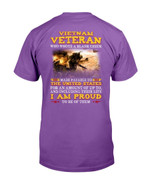 Vietnam Veteran Who Wrote A Blank Check I Am Proud To Be Of Them T-Shirt - ATMTEE