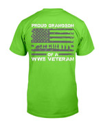 Proud Grandson Of A WWII Veteran T-Shirt - ATMTEE
