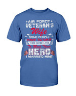 Proud US Air Force -Air Force Veteran's Wife T-Shirt - ATMTEE