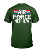 Us Air Force Proud Nephew Veterans American Flag Gift T-Shirt - ATMTEE