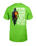 PTSD Awareness Shirt You Never Know What People Are Fighting ATM-USVET59 T-Shirt - ATMTEE