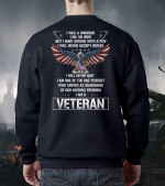 Veteran Sweatshirt, I Was A Warrior I Am No Hero Veteran Sweatshirt