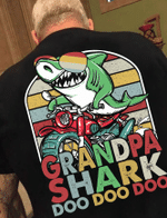 Grandpa Shark Doo Doo Doo TD01 T-Shirt - ATMTEE
