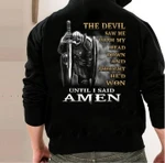 The Devil Saw Me With My Head Down Until I Said Amen T-Shirt