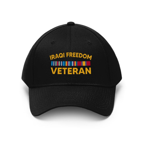 Veteran Hat, Iraqi Freedom Veteran Unisex Twill Hat