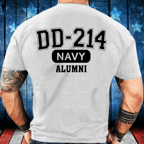 DD-214 ALUMNI, Gift For Navy Veteran T-Shirt