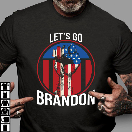 Anti Biden Shirt, Let’s Go Brandon US Flag T-Shirt