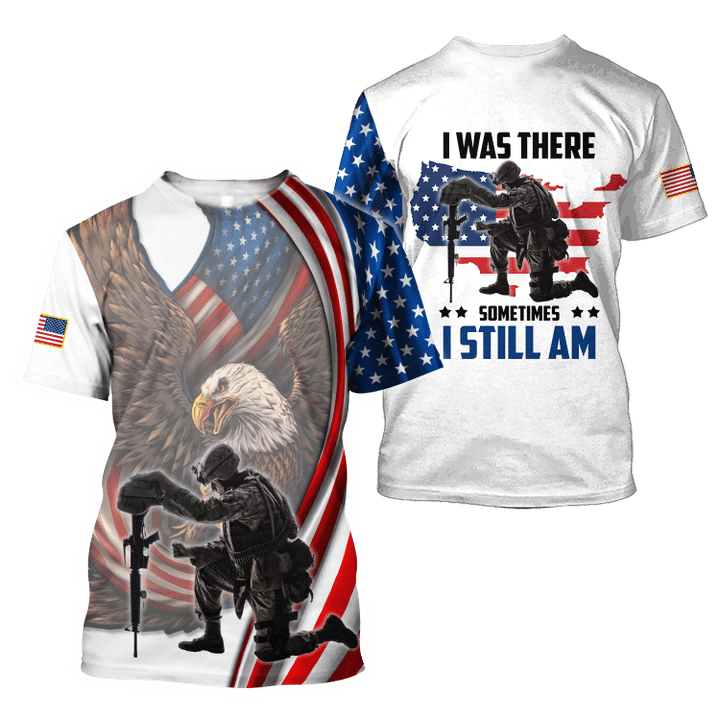 Veteran 3D Shirt, I Was There Sometimes I Still I Am 3D All Over Printed Shirts - ATMTEE