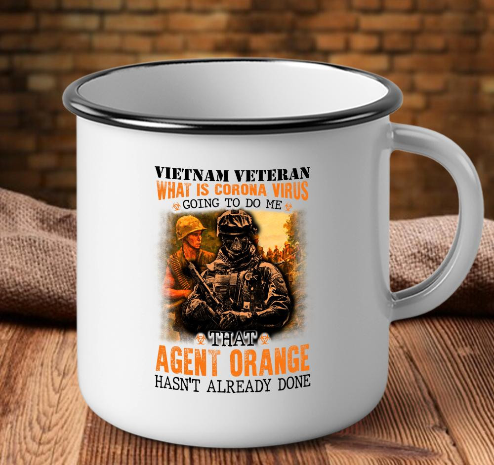 Veteran Mug, Vietnam Veteran What Is Coronavirus Going To Do Me Camping Mug