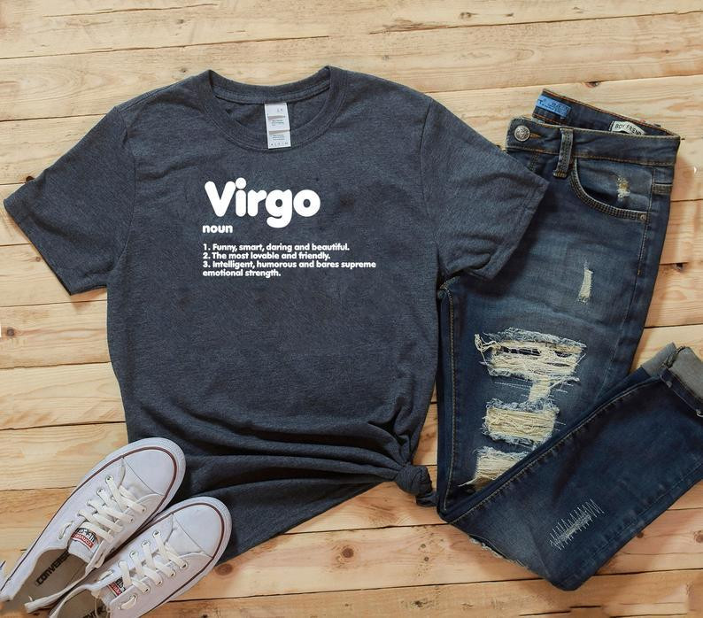 Virgo Shirt, Virgo Zodiac Shirt, Astrology Sign Shirt, Birthday Gift For Her V2 Unisex T-Shirt