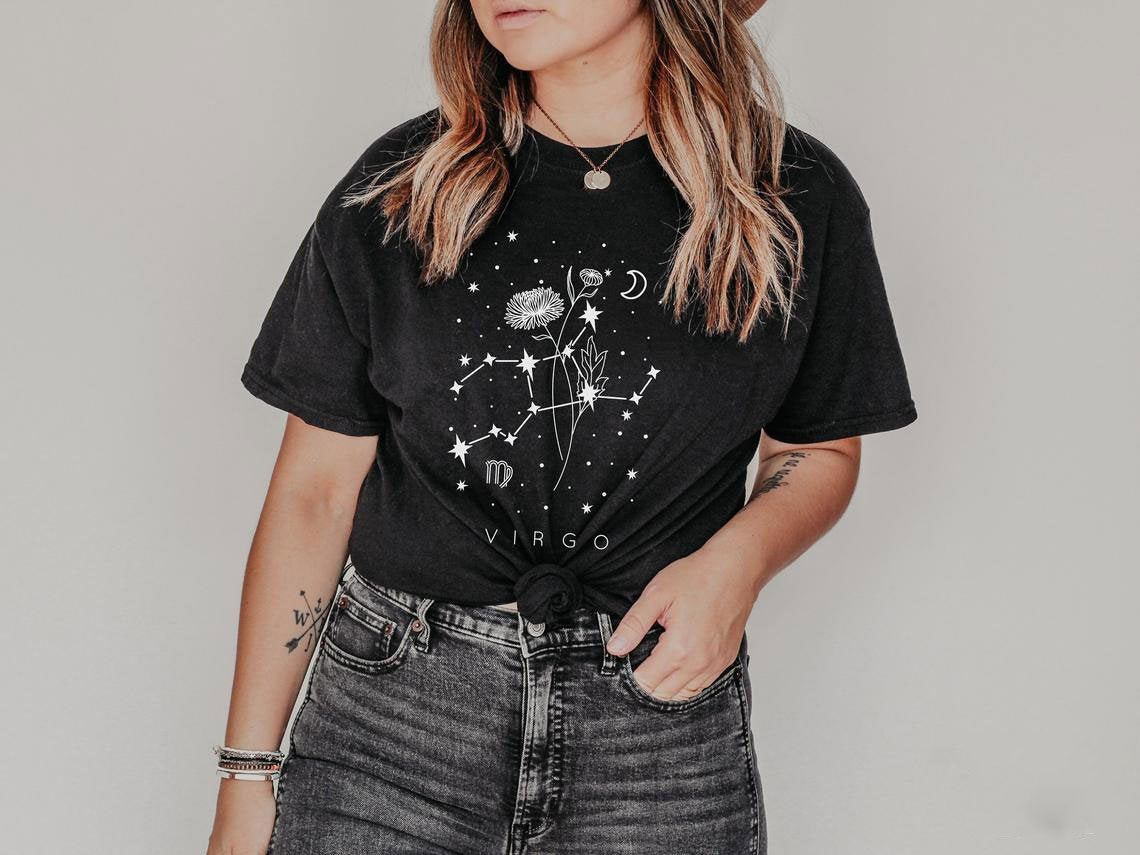 Virgo Shirt, Virgo Zodiac Shirt, Astrology Shirt, Birthday Gift For Her Unisex T-Shirt