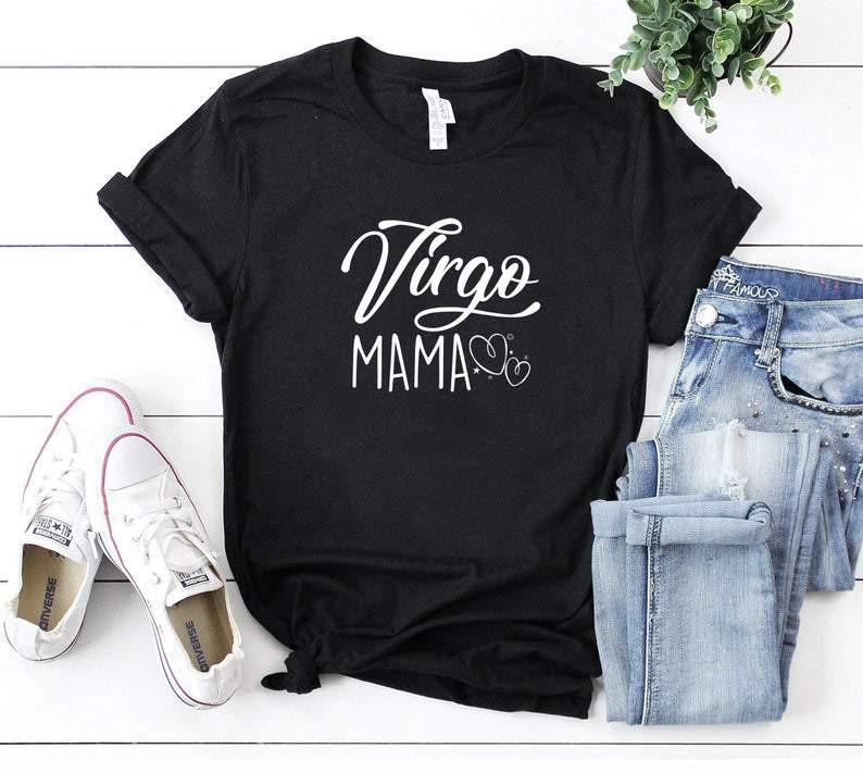 Vintage Virgo Zodiac Shirt, Virgo Mama Birthday, Astrology Shirt, Birthday Gift For Her Unisex T-Shirt