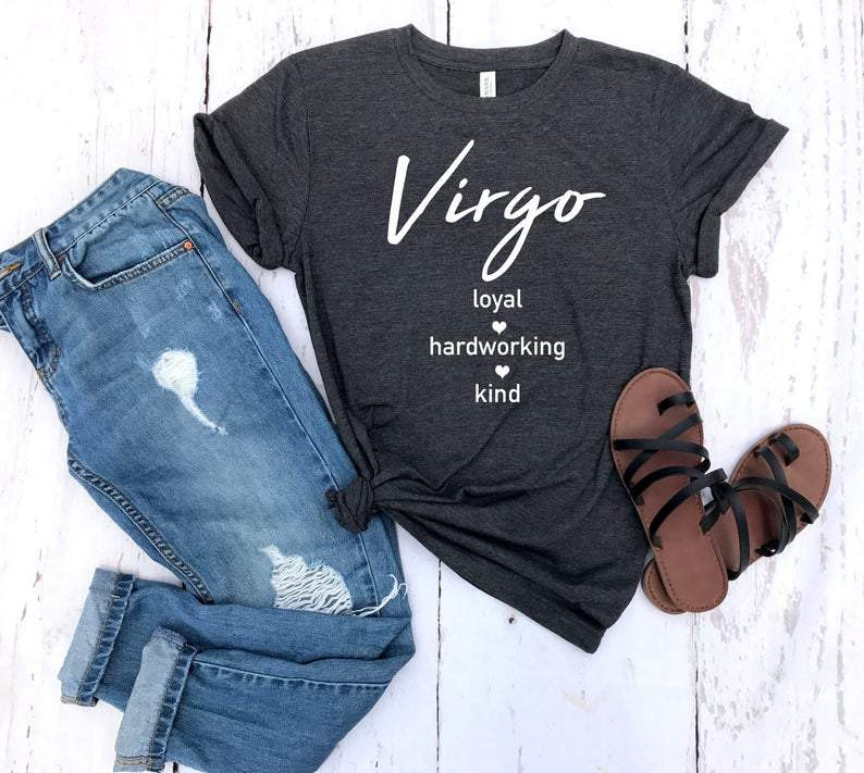 Virgo Shirt, Royal, Hardworking, Kind Zodiac Sign Shirt, Birthday Shirt, Birthday Gift For Her Unisex T-Shirt