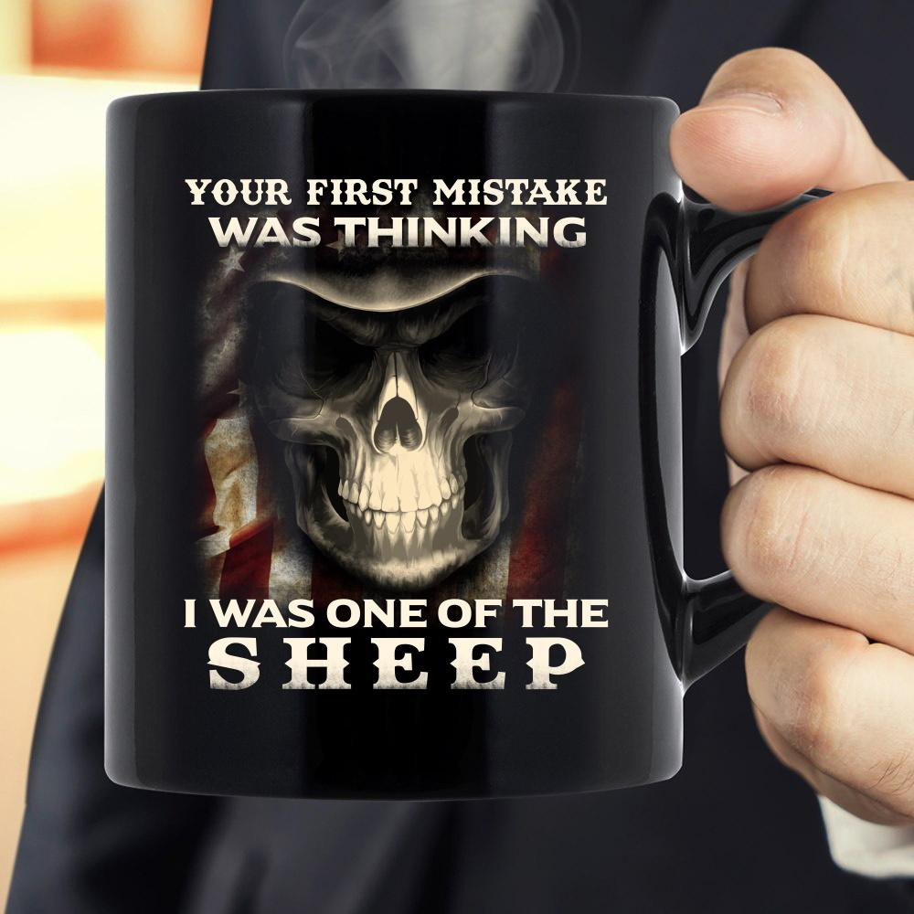 Veteran Mug, Your First Mistake Was Thinking I Was One Of The Sheep Mug