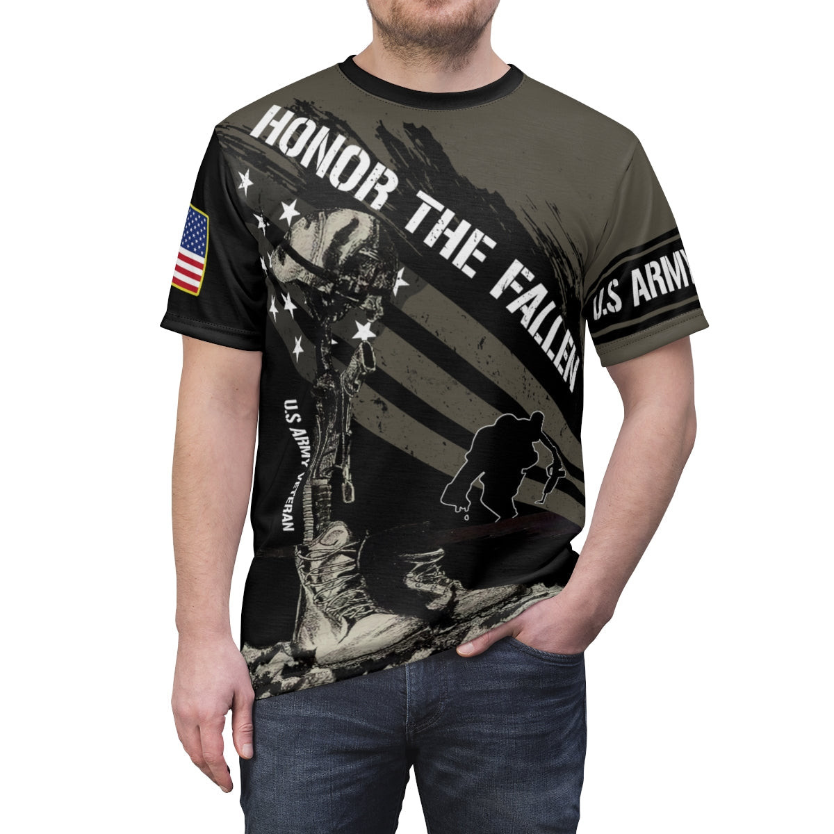 Veteran Shirt, Honor The Fallen Veteran 3D Shirt All Over Printed Shirts