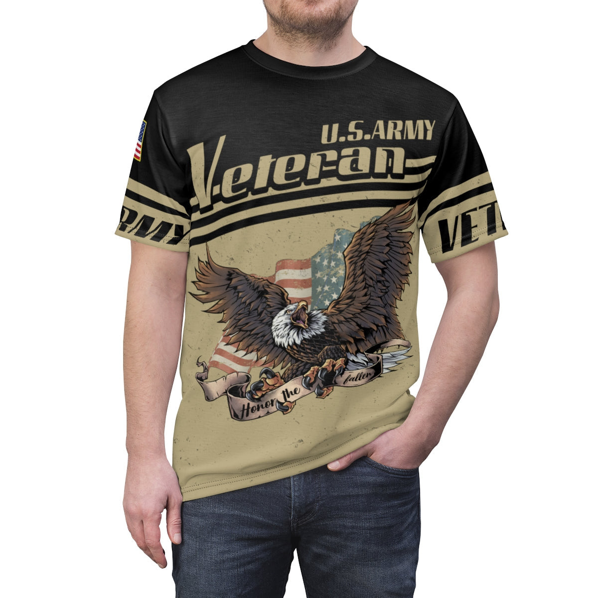 Veteran Shirt, Army Veteran, U.S Army Veteran, Honor The Fallen V2 All 3D Shirt All Over Printed Shirts