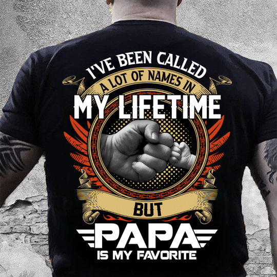 I've Been Called A Lot Of Names In My Life Time But Papa Is Favorite Premium T-Shirt