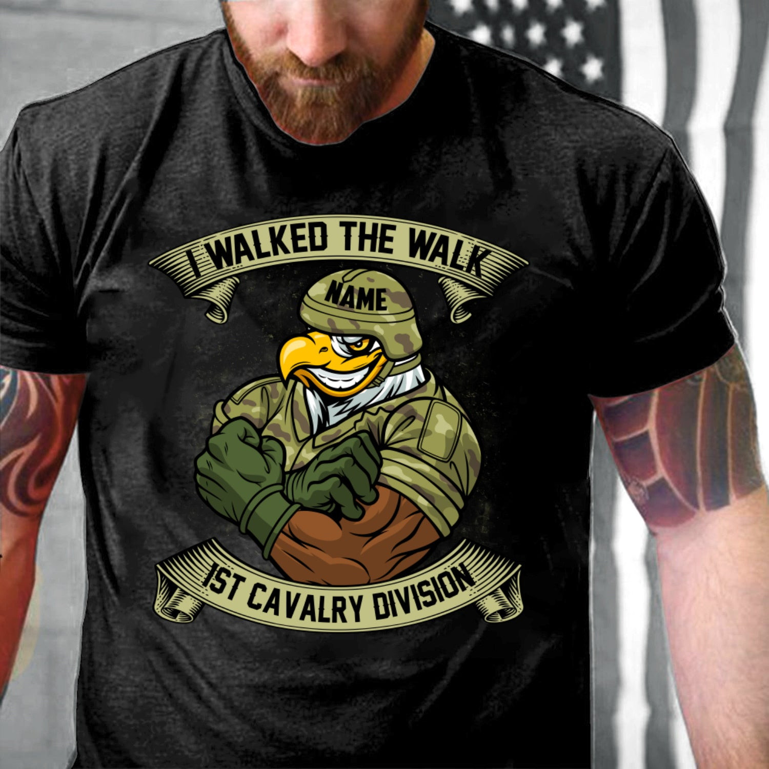 US Army Veteran Personalized Shirt I Walked The Walk Custom T-Shirt