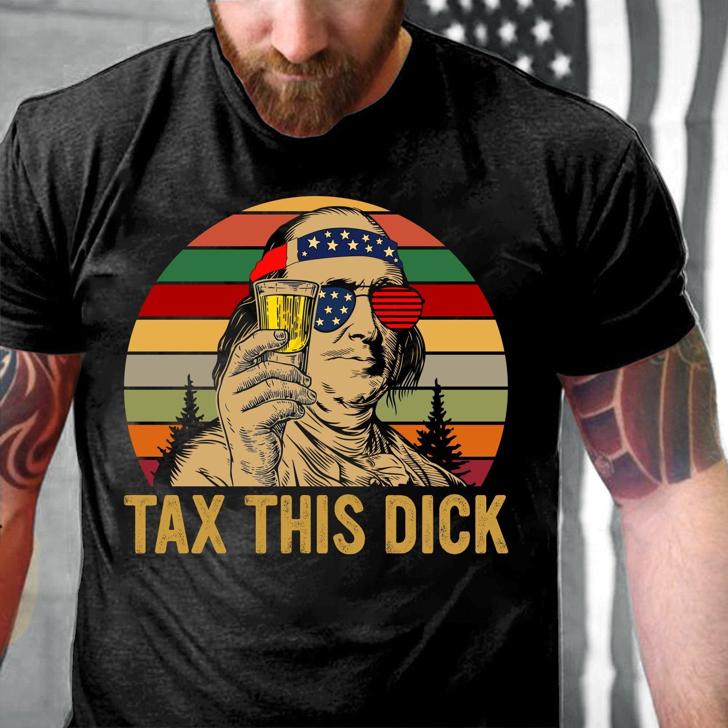 4th Of July Shirt, Tax This Dick Vintage Benjamin Franklin 4th Of July Vintage Shirt
