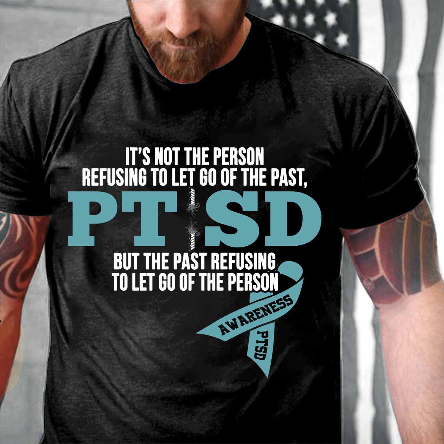 PTSD Awareness It's Not The Person Refusing To Let Go Of The Past T-Shirt