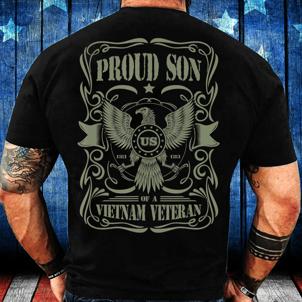 Proud Son Of A Vietnam Veteran T-Shirt - ATMTEE