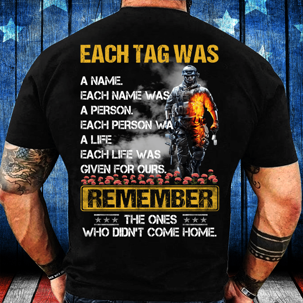 Remember The Ones Who Didn't Come Home  T-Shirt - ATMTEE
