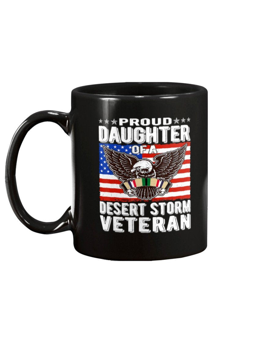 Proud Daughter Of Desert Storm Veteran Persian Gulf War Gift Mug - ATMTEE